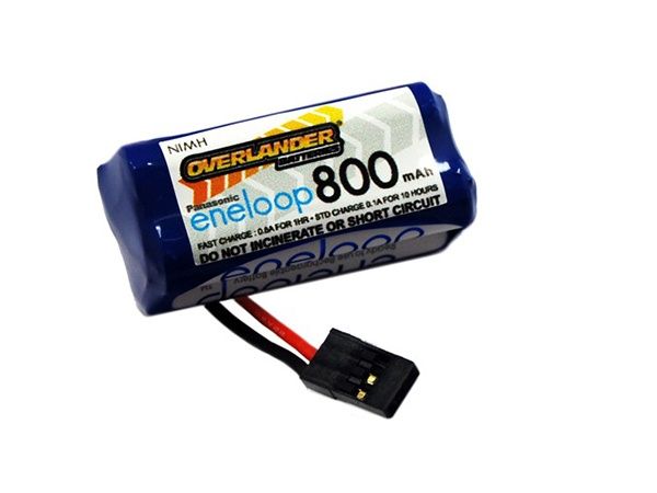 Panasonic Eneloop 800mAh AAA 4.8v RX Receiver Battery Pack Square