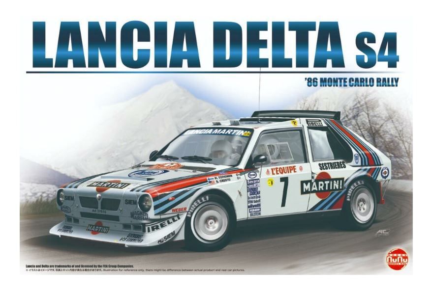 Cars, Bikes and Trucks Nunu Models 1/24 Lancia Delta S4 1986 Monte Carlo Rally 2