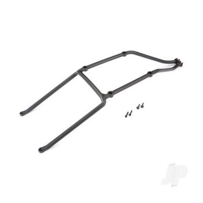 Body support, rear/ 3x15mm CS (2) / 3x15mm flat-head machine (2) (fits X-Maxx)