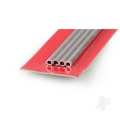 9802 3x300mm Aluminium Round Tube .45mm Wall (4pcs)