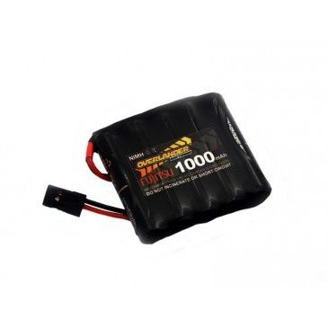 Fujitsu Black 1000mAh AAA 6v Flat RX Receiver Battery Pack