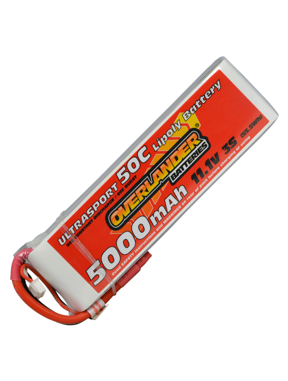 5000mAh 3S 11.1v 50C LiPo Battery - Overlander Ultrasport with EC5 Connector