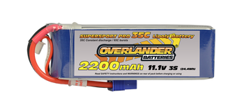 Supersport 2200mah 11.1v LiPo (EC3 Connector)