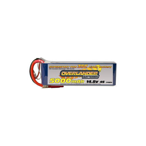 5000mAh 4S 14.8v 35C LiPo Battery (XT90S Connector)