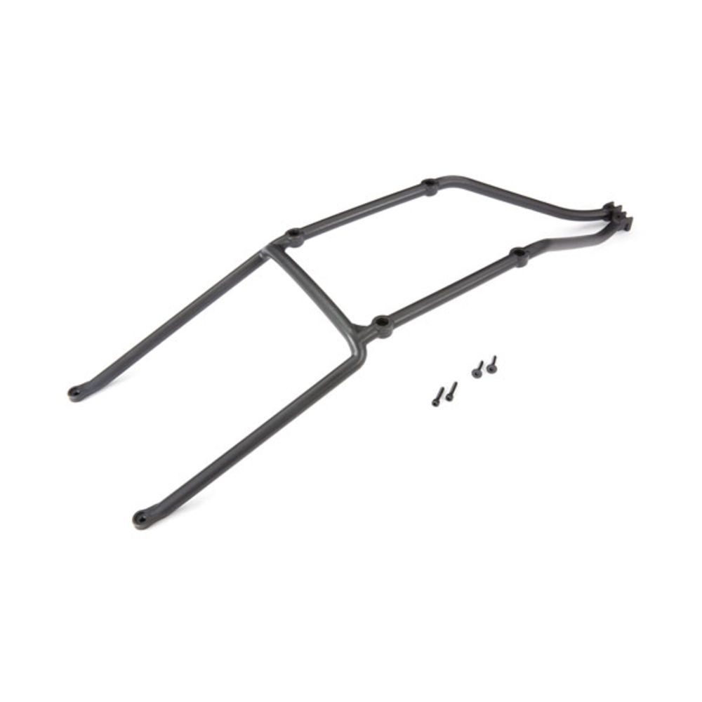 Body support, rear/ 3x15mm CS (2) / 3x15mm flat-head machine (2) (fits X-Maxx) (New version)