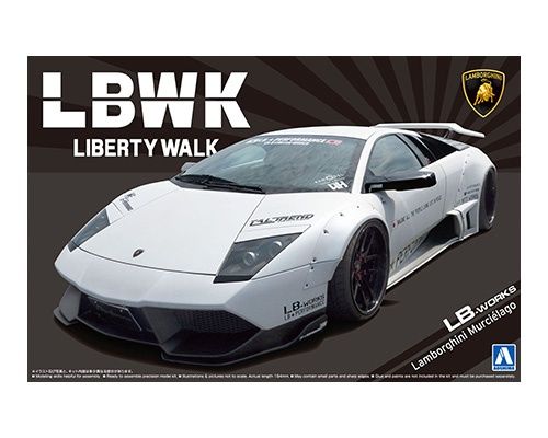 Cars, Bikes and Trucks Aoshima 1/24 Lamborghini Murcielago Liberty Walk