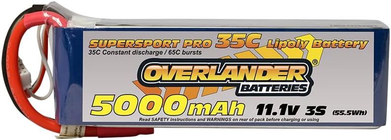5000mAh 3S 11.1V 35C Lipo Battery with XT90S Connector