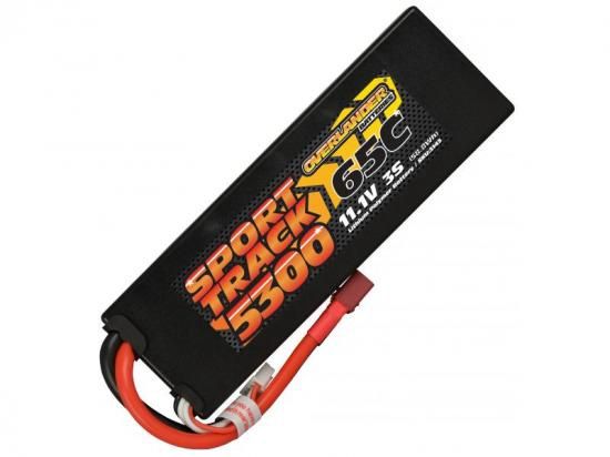 5300mAh 3S 11.1v 65C LiPo Battery in Hard Case - Overlander Sport Track