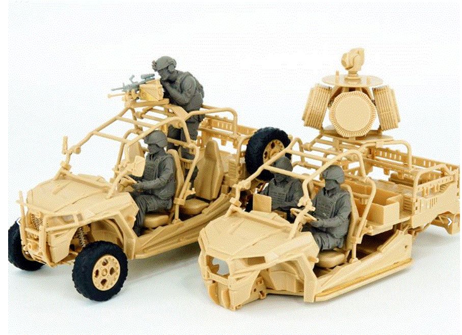Military Magic Factory 1/35 USMC MRZR D4 Crew Set (Resin)