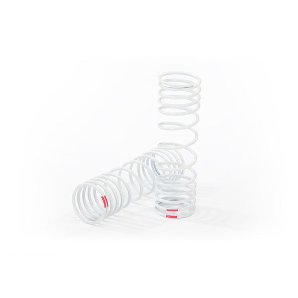 Springs, Rear (progressive, +10% rate, pink) (2 pcs)