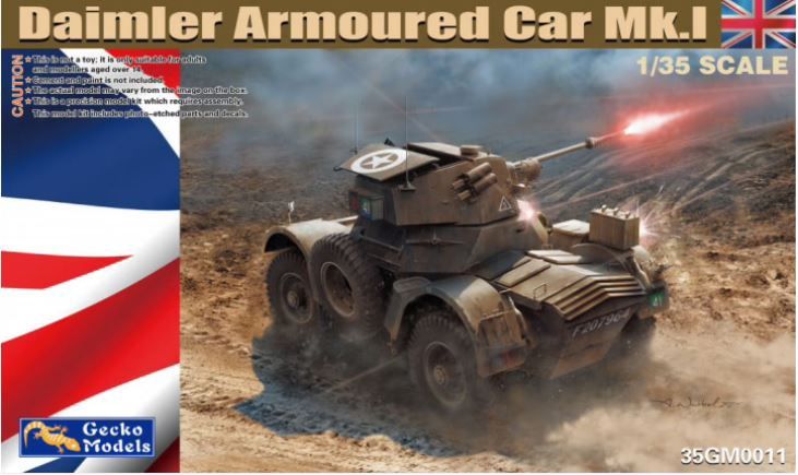 Military Gecko Models 1/35 Daimler Armoured Car Mk.I