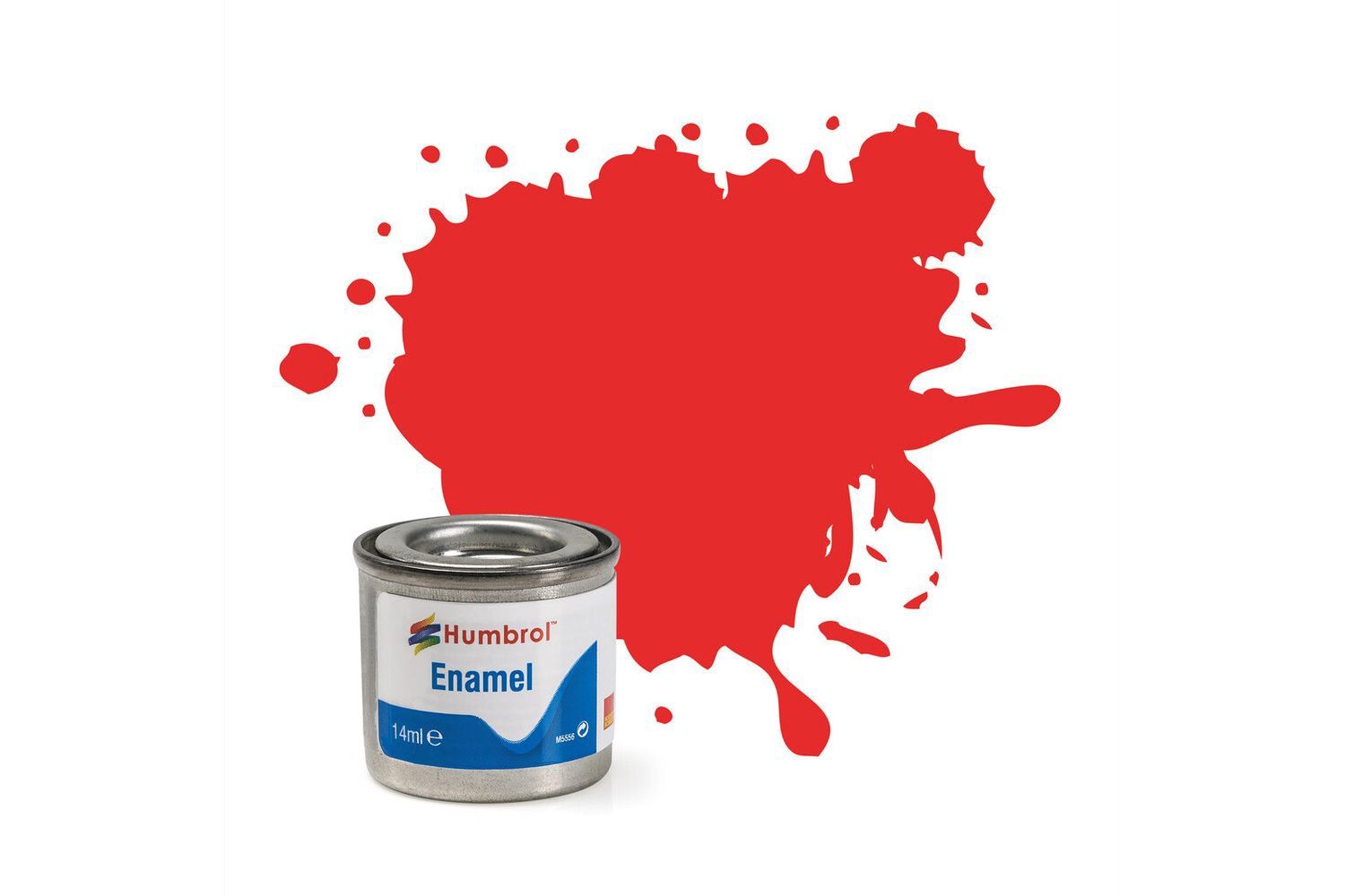 209 Fluorescent Fire Orange Gloss Enamel 14ml (Discontinued)
