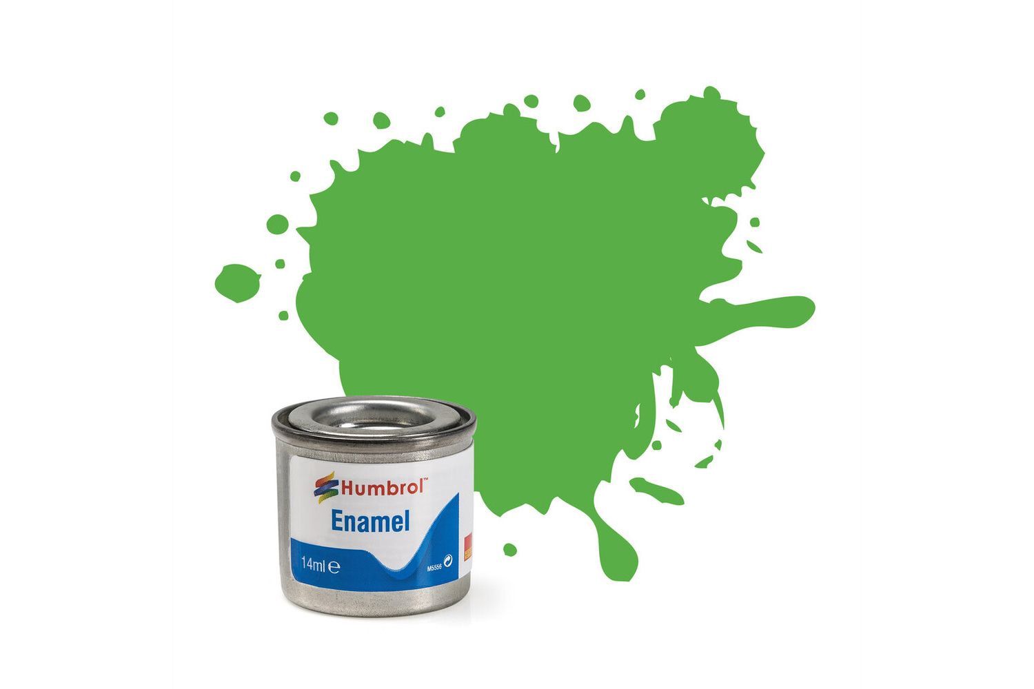 208 Fluorescent Signal Green Gloss Enamel 14ml (Discontinued)