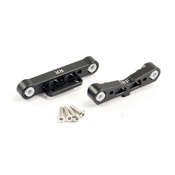 Aluminium Rear Lower Arm Mounts, Black (Pair)