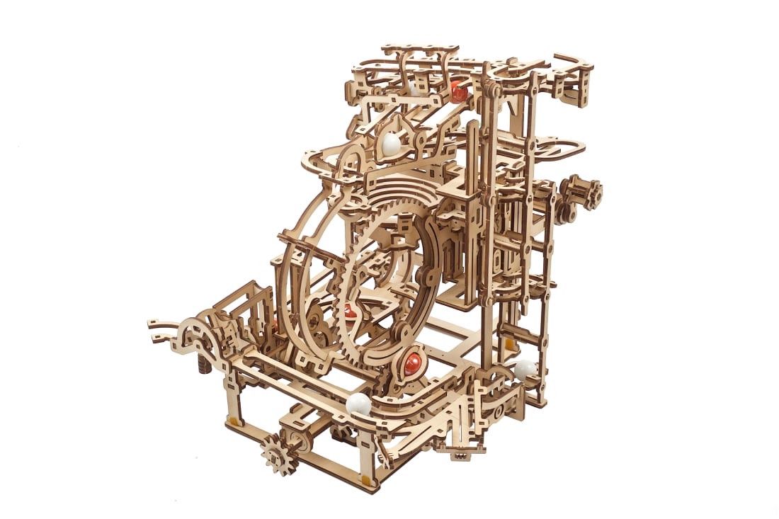Marble Run with Stepped Hoist
