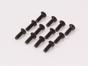 T-Head Hex Fine Pitch Screws HM3*8 (12pcs)