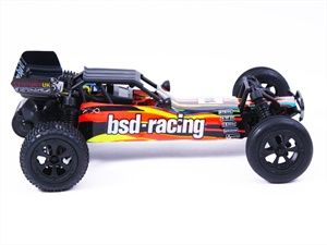 BSD Prime Baja V3 Body Shell - Black/Orange/Yellow/Blue
