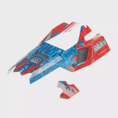 Raider Mega Painted Decaled Trimmed Body (Red/Blue)