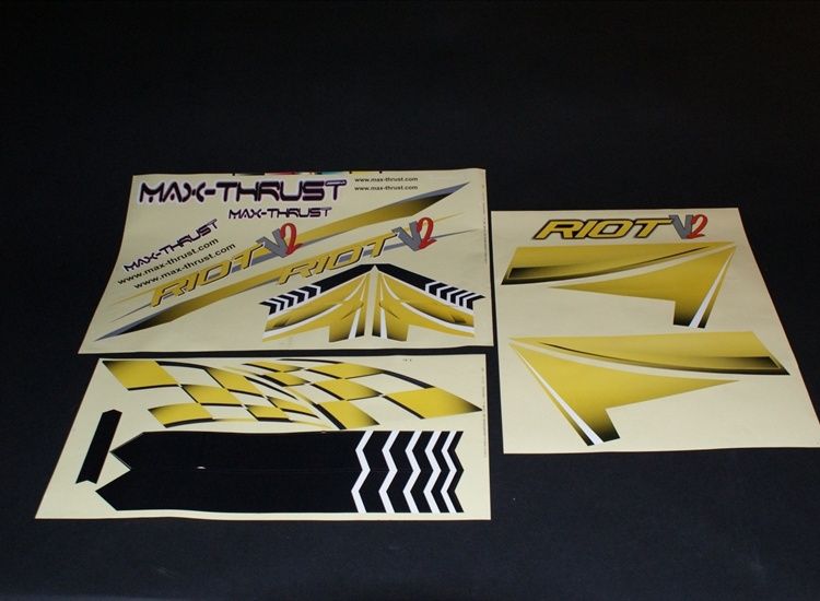 Max-Thrust Riot Decal Sheet Yellow
