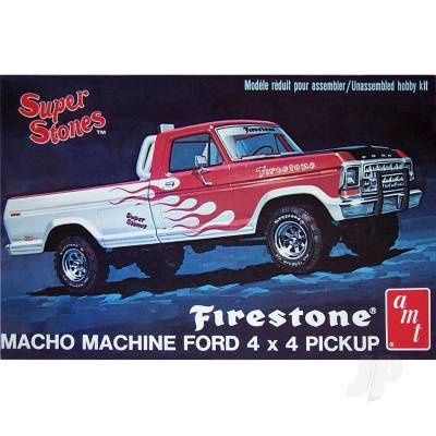 Cars, Bikes and Trucks AMT 1/25 1978 Ford Pickup "Firestone Super Stones"