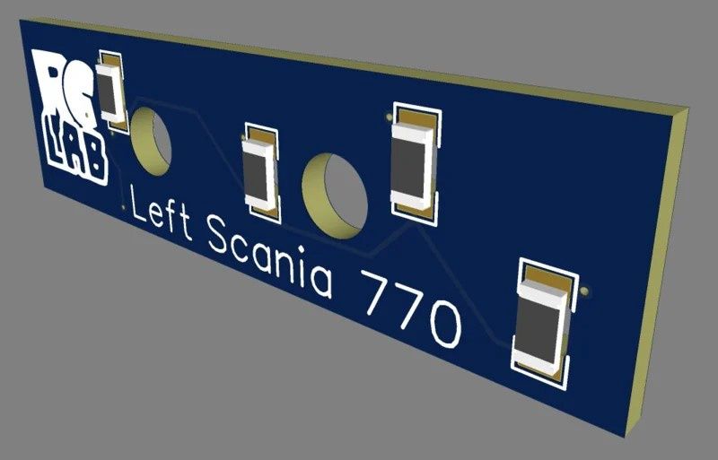 Scania 770S rear light set (7.2v)