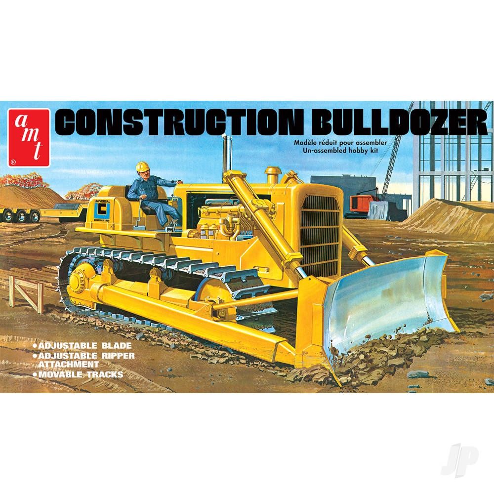 Cars, Bikes and Trucks AMT 1/25 Construction Bulldozer - 1/25