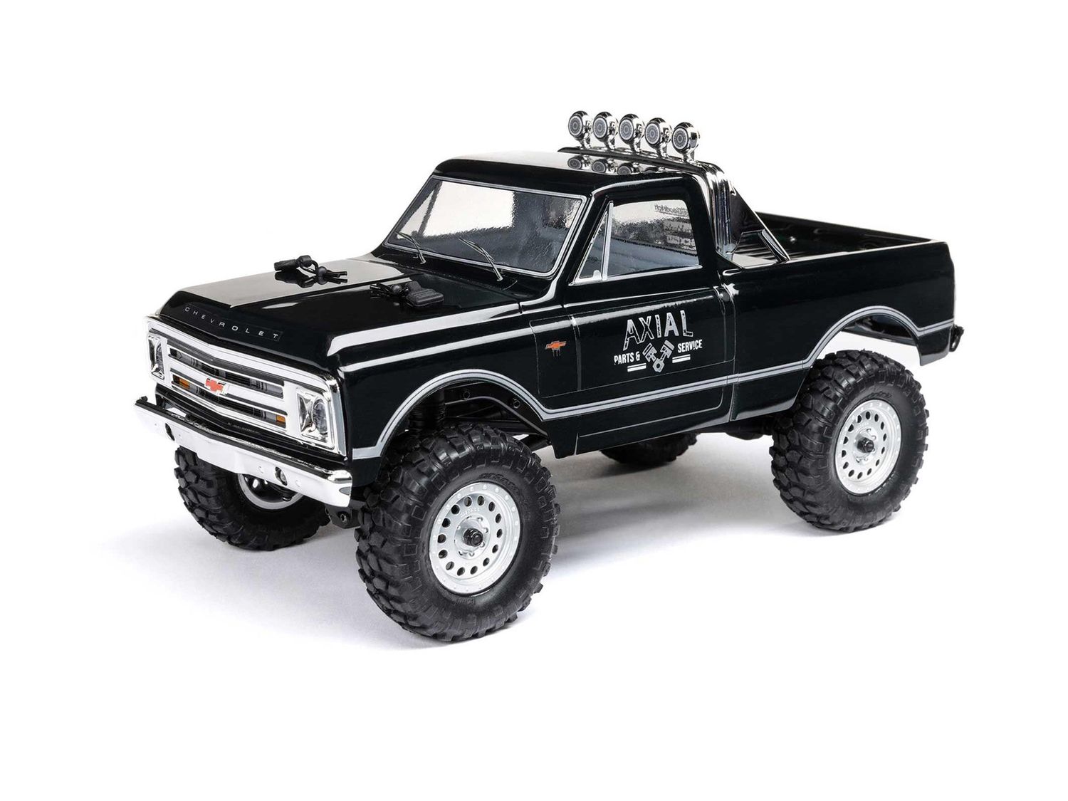 SCX24 1967 Chevrolet C10 4WD Rock Crawler RTR Black