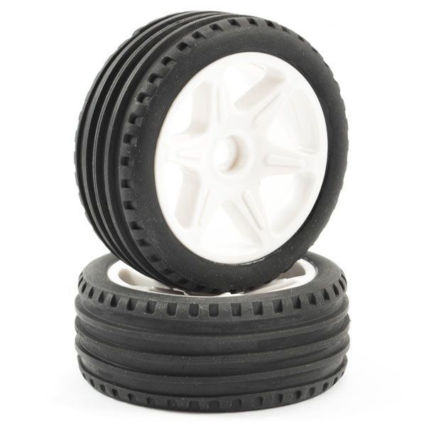 FTX Comet Buggy Front Mounted Tyre &amp; Wheel White