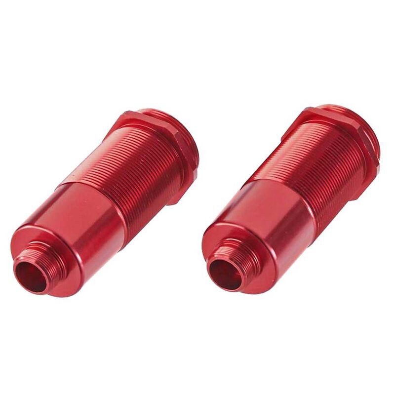 Aluminium Shock Body 16X51mm (Red) (2pcs)