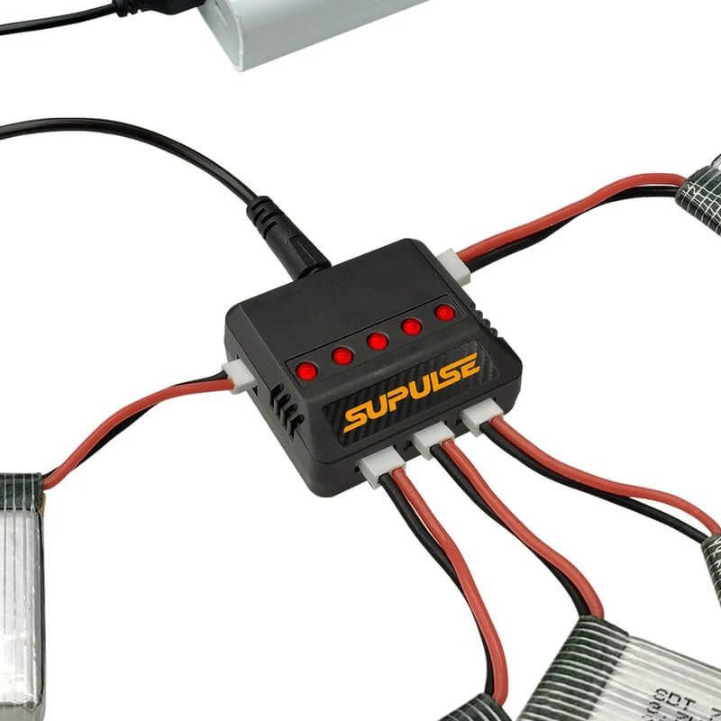 Supulse 5-in-1 USB 1S 3.7V Micro 5-Port Lipo Charger
