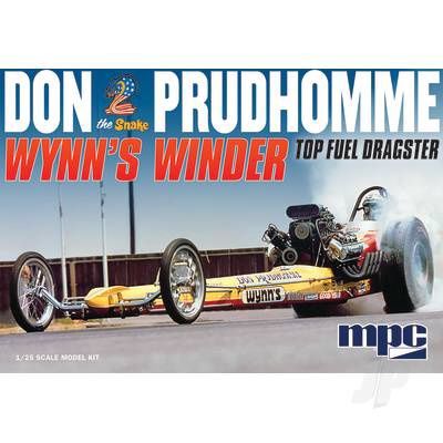 Cars, Bikes and Trucks MPC 1/25 Don "Snake" Prudhomme Wynns Winder Dragster