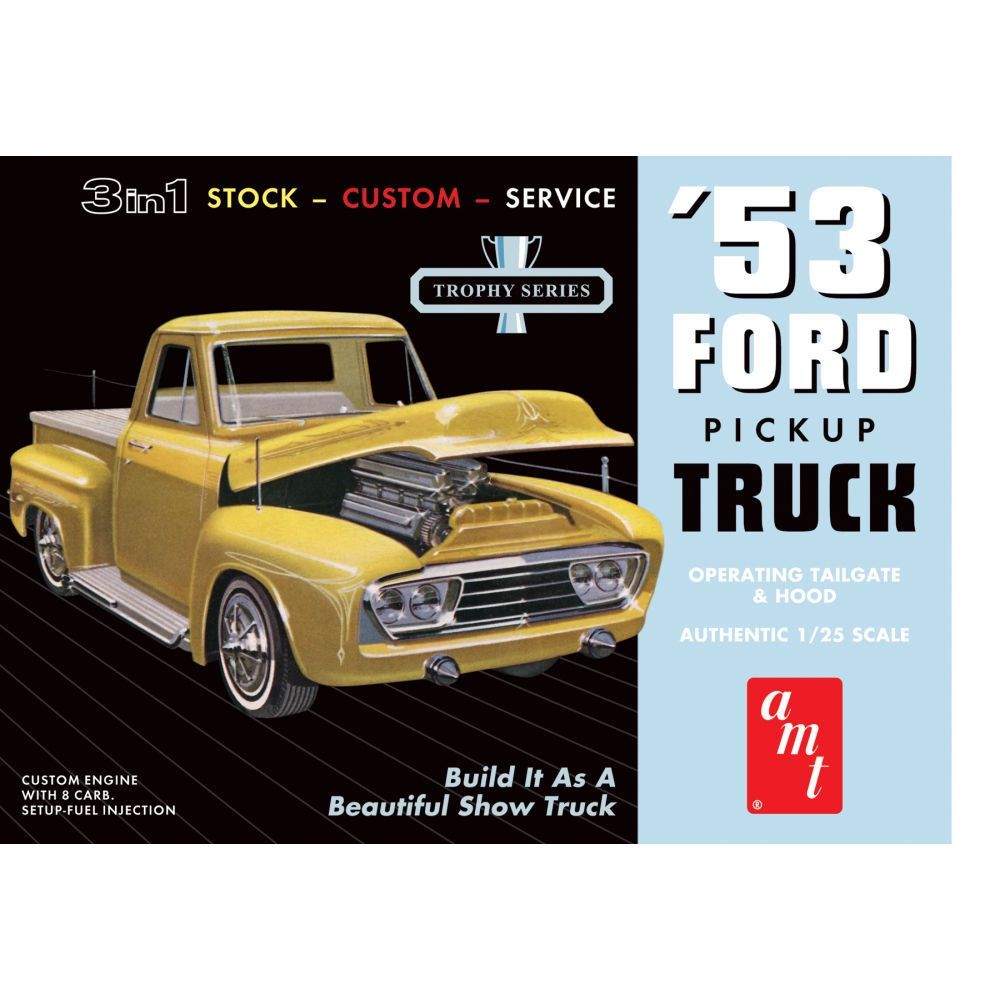 Cars, Bikes and Trucks AMT 1/25 1953 Ford Pickup