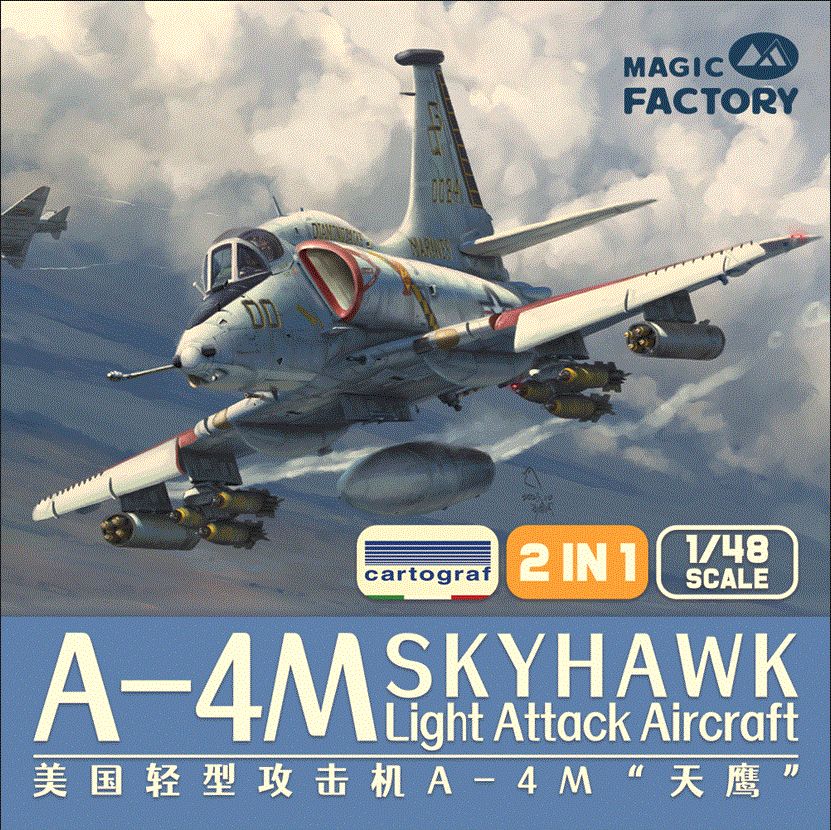 Aircraft Magic Factory 1/48 A-4M SKYHAWK Light Attack Aircraft US Marines