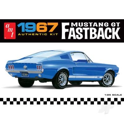 Cars, Bikes and Trucks AMT 1/25 1967 Ford Mustang GT Fastback