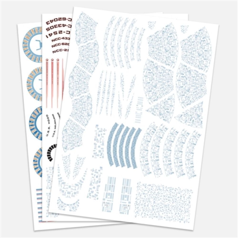 Star Trek U.S.S. Excelsior Aztec Decal Set