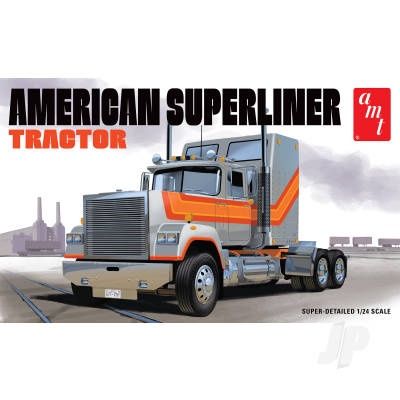 Cars, Bikes and Trucks AMT 1/24 American Superliner Semi Tractor