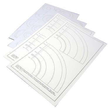 Laser Cut Centering Rings and Paper Adapters (4 pc)