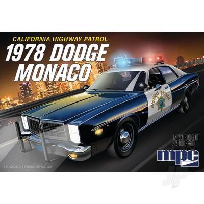 Cars, Bikes and Trucks MPC 1/25 1978 Dodge Monaco CHP Police Car 2T
