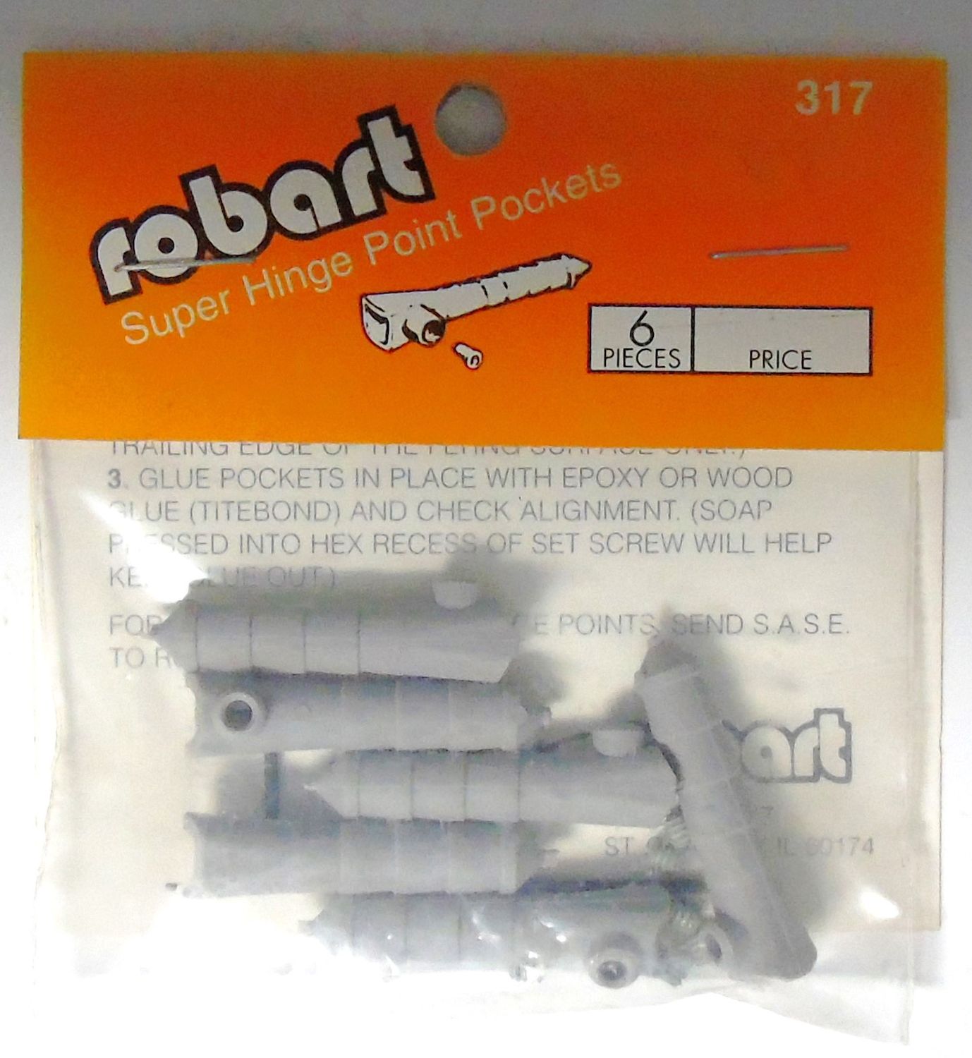 F-RB317 S.Hinge Point Pocket 309/10/22/Pk6