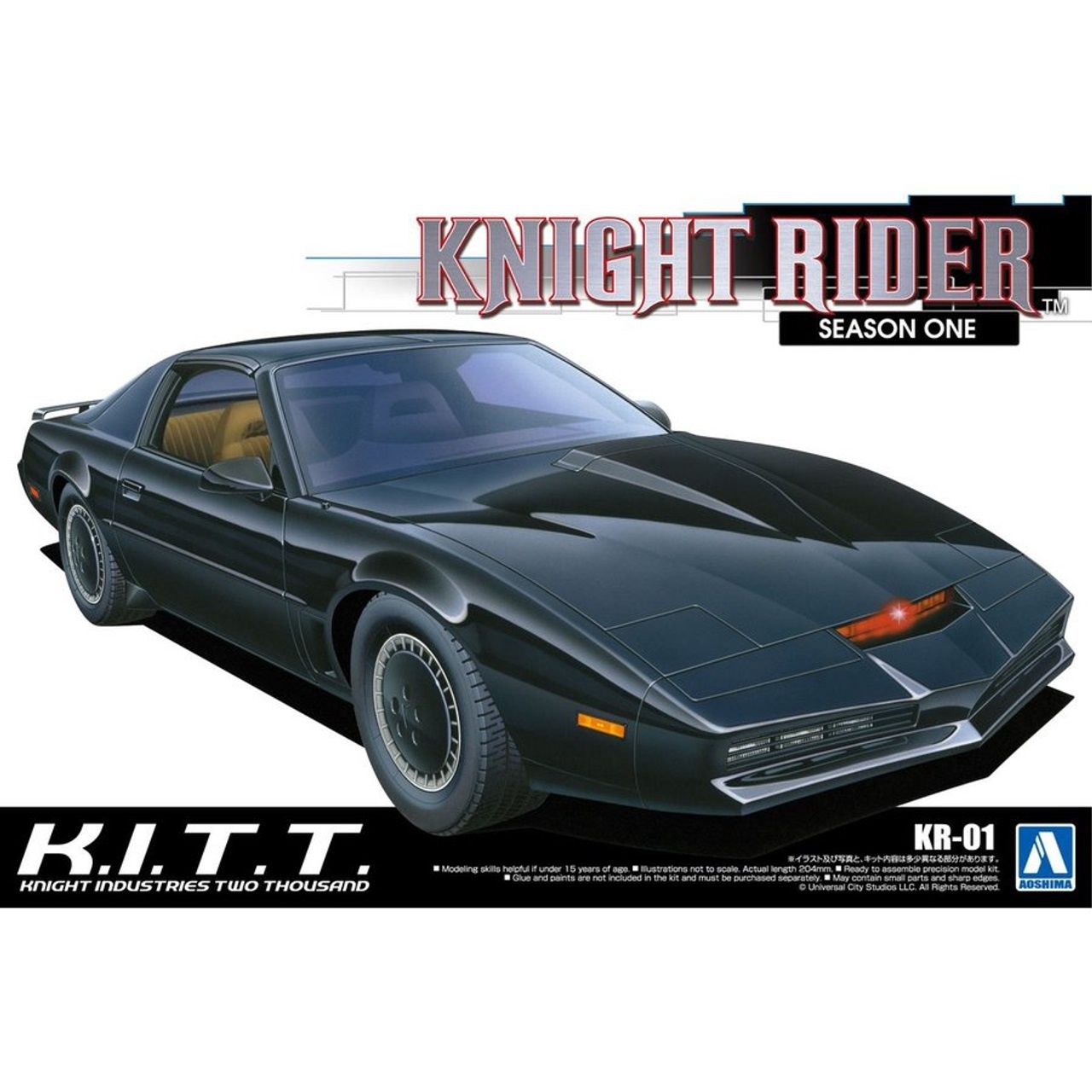 Space, Sci-Fi and TV Aoshima 1/24 Knight Rider K.I.T.T. Season 1