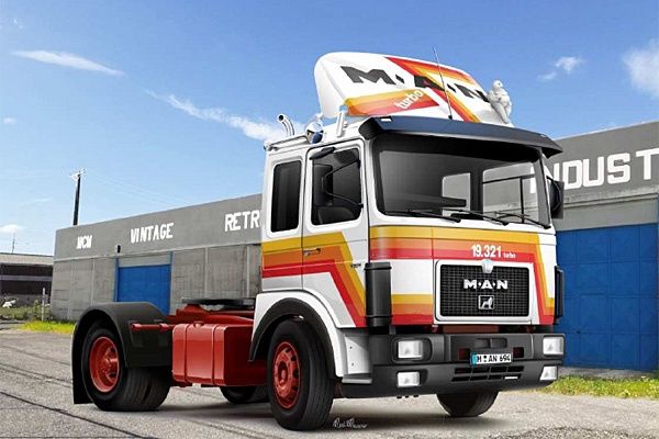 Cars, Bikes and Trucks Italeri 1/24 MAN F8 19.321 2 Axle Tractor