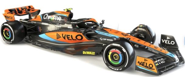 1:43 F1 Mclaren Mcl60 2023 With Helmet Norris