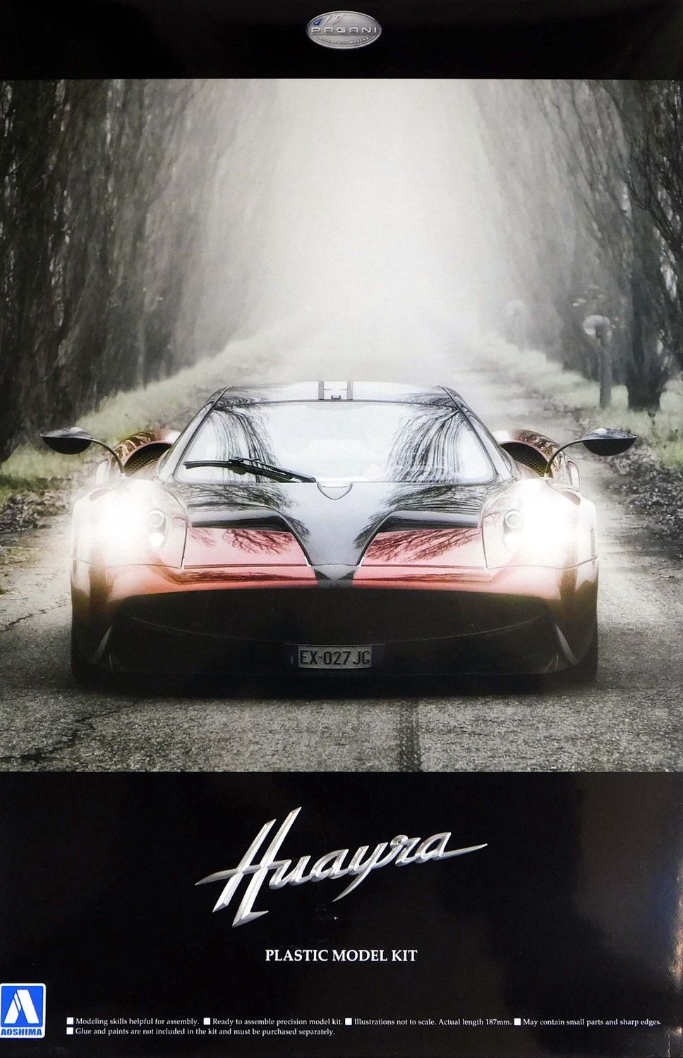 Cars, Bikes and Trucks Aoshima 1/24 Pagani Huayra Mk.2