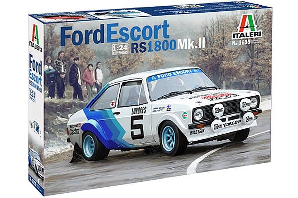 Cars, Bikes and Trucks Italeri 1/24 Ford Escort Mk.II Rally