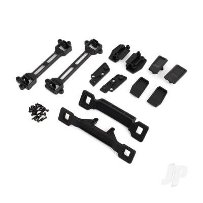 Body conversion kit, Slash 2WD (includes front &amp; rear body mounts, latches, hardware) (for clipless mounting)