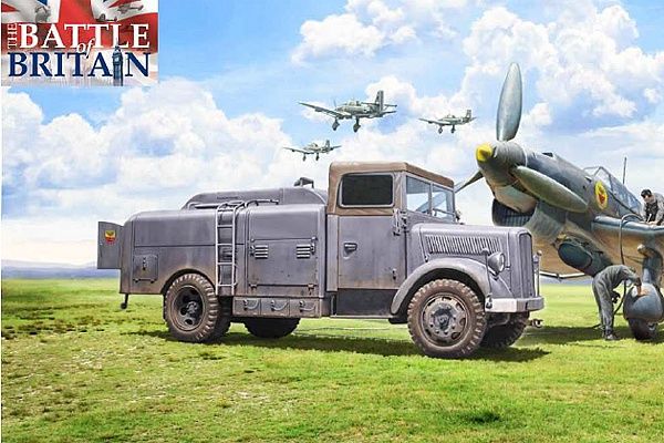 Military Italeri 1/48 Opel Blitz KFZ 385 Tankwagen Fuel Tanker