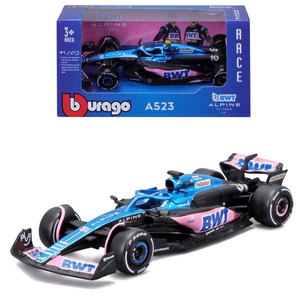 1:43 F1 BWT Alpine A523 No. 31 Esteban Ocon
