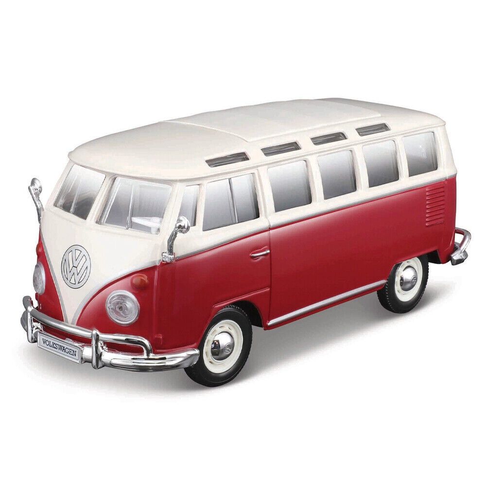 1:24 Volkswagen Samba Van Kit (Red and White)