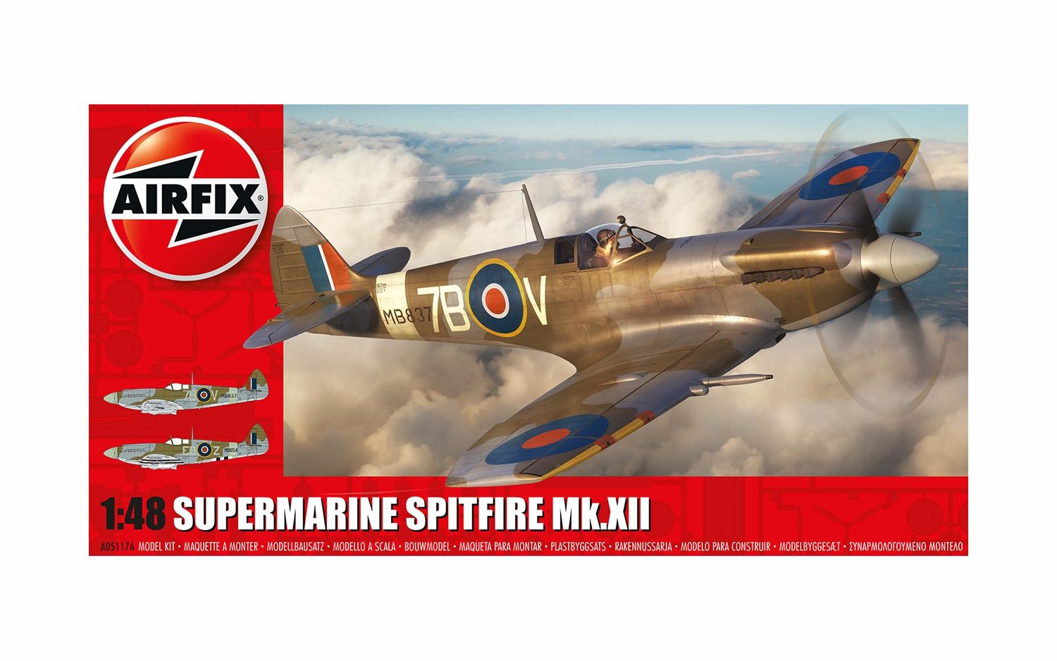 Aircraft Airfix 1/48 Supermarine Spitfire MkXII