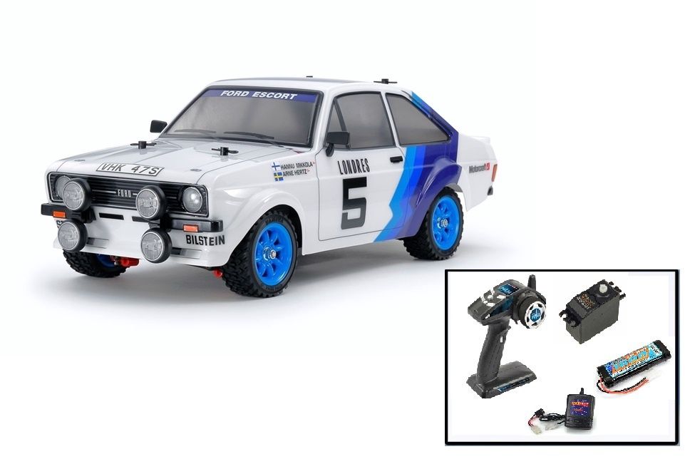 Ford Escort Mk.II Rally MF-01X With Pre Painted Body Shell (Steerwheel Bundle) - 58687